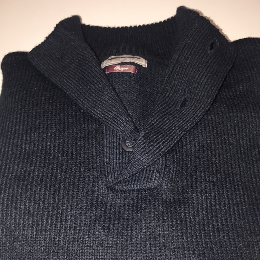 TU Mens Mock Neck Pullover Sweater